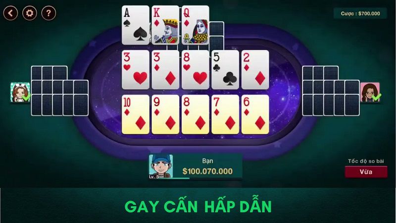 Sở hữu các bộ bài Mậu Binh đặc biệt giúp bạn thắng lớn ngay khi ván đấu bắt đầu.